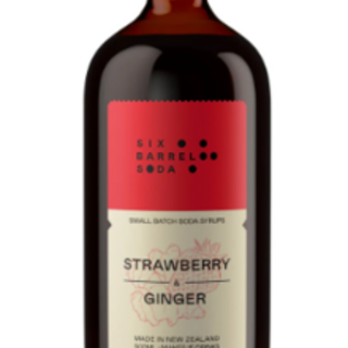 Six Barrel Soda - Strawberry & Ginger Syrup