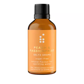 Six Barrel Seltz Drops - Peach & Passionfruit